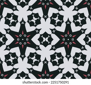 Geometric pattern. Seamless vector background. Ethnic graphic design.