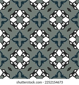 Geometric pattern. Seamless vector background. Ethnic graphic design.