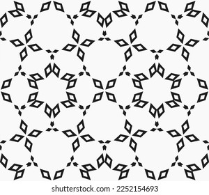 Geometric pattern. Seamless vector background. Ethnic graphic design.