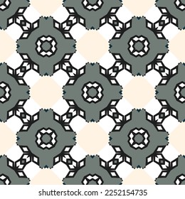 Geometric pattern. Seamless vector background. Ethnic graphic design.