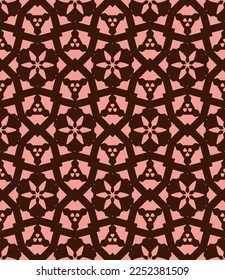 Geometric pattern. Seamless vector background. Ethnic graphic design.