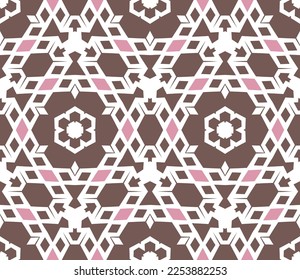 Geometric pattern. Seamless vector background. Ethnic graphic design.