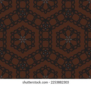 Geometric pattern. Seamless vector background. Ethnic graphic design.