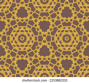 Geometric pattern. Seamless vector background. Ethnic graphic design.