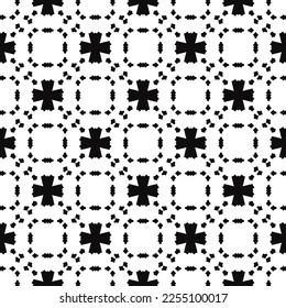 Geometric pattern. Seamless vector background. Ethnic graphic design.