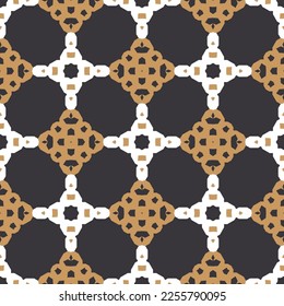 Geometric pattern. Seamless vector background. Ethnic graphic design.