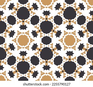 Geometric pattern. Seamless vector background. Ethnic graphic design.