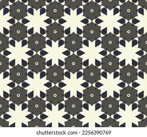 Geometric pattern. Seamless vector background. Ethnic graphic design.