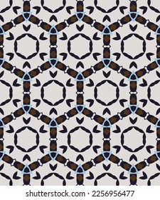 Geometric pattern. Seamless vector background. Ethnic graphic design.