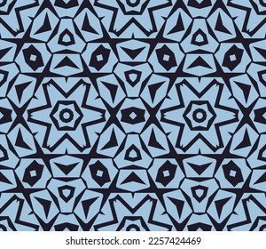 Geometric pattern. Seamless vector background. Ethnic graphic design.