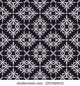 Geometric pattern. Seamless vector background. Ethnic graphic design.
