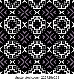 Geometric pattern. Seamless vector background. Ethnic graphic design.
