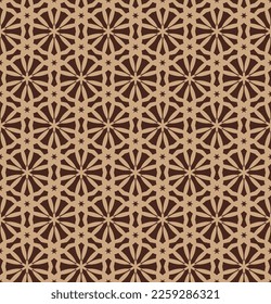 Geometric pattern. Seamless vector background. Ethnic graphic design.