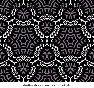 Geometric pattern. Seamless vector background. Ethnic graphic design.