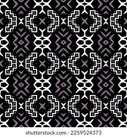 Geometric pattern. Seamless vector background. Ethnic graphic design.