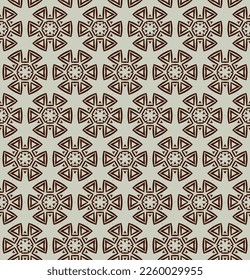 Geometric pattern. Seamless vector background. Ethnic graphic design.
