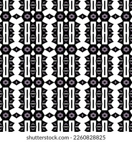 Geometric pattern. Seamless vector background. Ethnic graphic design.