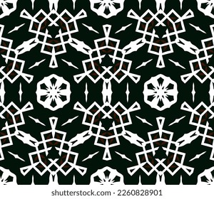 Geometric pattern. Seamless vector background. Ethnic graphic design.
