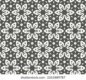 Geometric pattern. Seamless vector background. Ethnic graphic design.