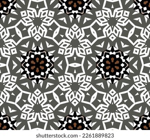 Geometric pattern. Seamless vector background. Ethnic graphic design.