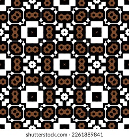 Geometric pattern. Seamless vector background. Ethnic graphic design.