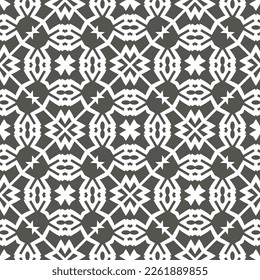 Geometric pattern. Seamless vector background. Ethnic graphic design.