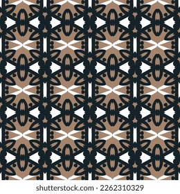 Geometric pattern. Seamless vector background. Ethnic graphic design.