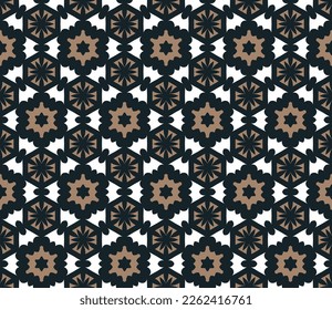 Geometric pattern. Seamless vector background. Ethnic graphic design.