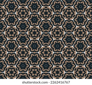 Geometric pattern. Seamless vector background. Ethnic graphic design.