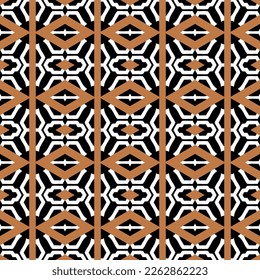 Geometric pattern. Seamless vector background. Ethnic graphic design.