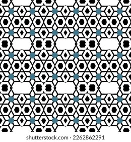 Geometric pattern. Seamless vector background. Ethnic graphic design.