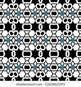 Geometric pattern. Seamless vector background. Ethnic graphic design.