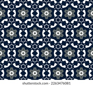 Geometric pattern. Seamless vector background. Ethnic graphic design.