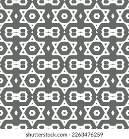 Geometric pattern. Seamless vector background. Ethnic graphic design.