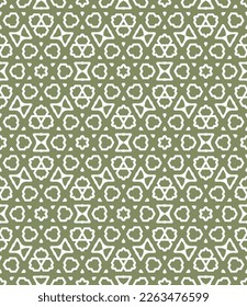 Geometric pattern. Seamless vector background. Ethnic graphic design.