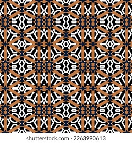 Geometric pattern. Seamless vector background. Ethnic graphic design.