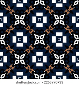 Geometric pattern. Seamless vector background. Ethnic graphic design.