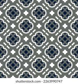 Geometric pattern. Seamless vector background. Ethnic graphic design.