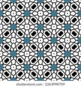 Geometric pattern. Seamless vector background. Ethnic graphic design.