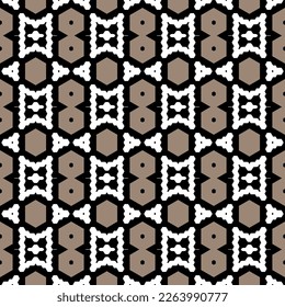 Geometric pattern. Seamless vector background. Ethnic graphic design.