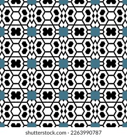 Geometric pattern. Seamless vector background. Ethnic graphic design.
