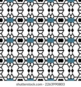 Geometric pattern. Seamless vector background. Ethnic graphic design.