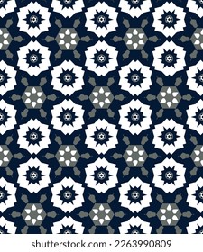 Geometric pattern. Seamless vector background. Ethnic graphic design.