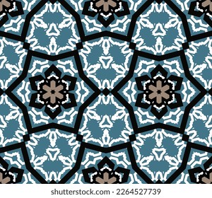 Geometric pattern. Seamless vector background. Ethnic graphic design.