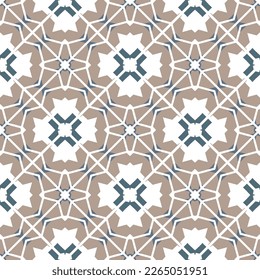 Geometric pattern. Seamless vector background. Ethnic graphic design.