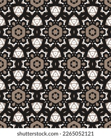 Geometric pattern. Seamless vector background. Ethnic graphic design.