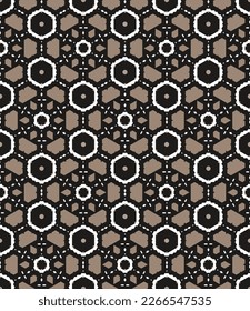 Geometric pattern. Seamless vector background. Ethnic graphic design.