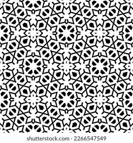 Geometric pattern. Seamless vector background. Ethnic graphic design.