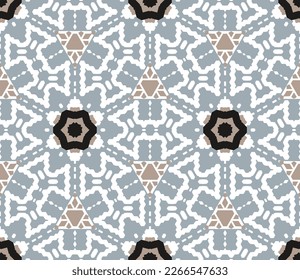 Geometric pattern. Seamless vector background. Ethnic graphic design.
