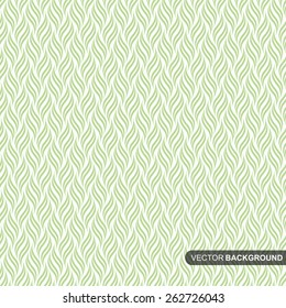 Geometric pattern. Seamless vector background. Green texture similar to leaves.